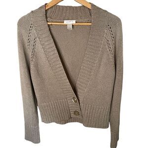 Loft Neutral Beige Sweater - Size Large